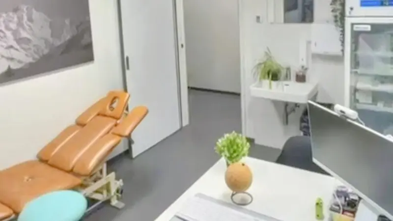 Salle de consultation du centre médical S-Santé à Lausanne